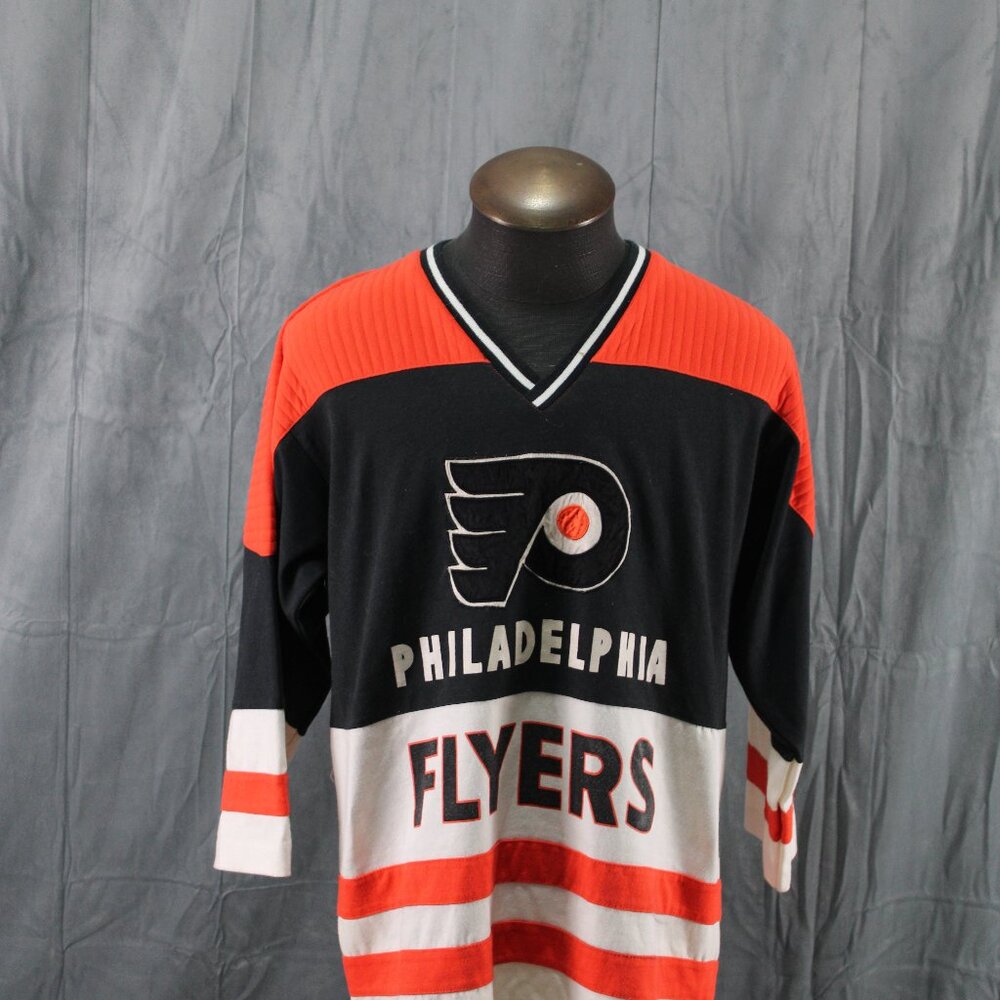 Philadelphia Flyers Sweater (VTG) - 3/4 Sleeve by Starter - Men's Large